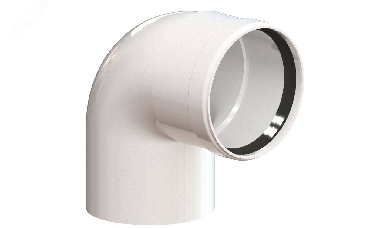 Изображение товара Отвод безрадиусный 90 град. d 80 мм с манжетой (шт)
