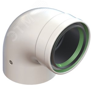 Изображение товара Отвод 90 град. d 80/100 с манжетами утепленный (шт)