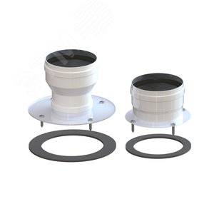 Изображение товара Переходник с d 60/100 мм на d 80 мм с фланцем (шт)