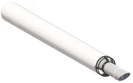 Изображение товара Труба коаксиальная d 60/100 мм L 1000 мм антиобледенительное исполнение (алюминий) (шт)