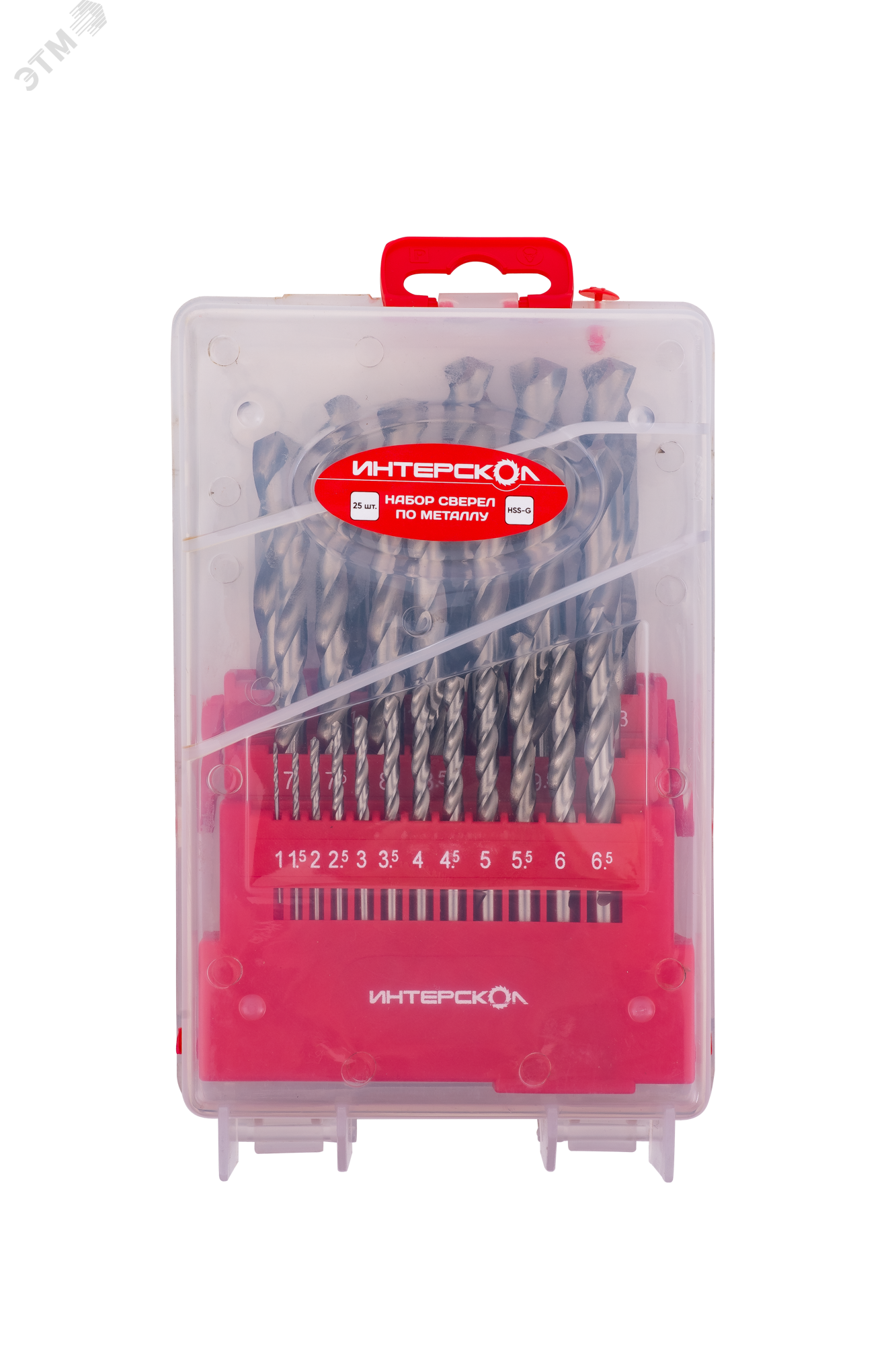 Изображение товара Наствольный набор сверл по металлу из быстрорежущей стали HSS-G 25 шт профессиональный