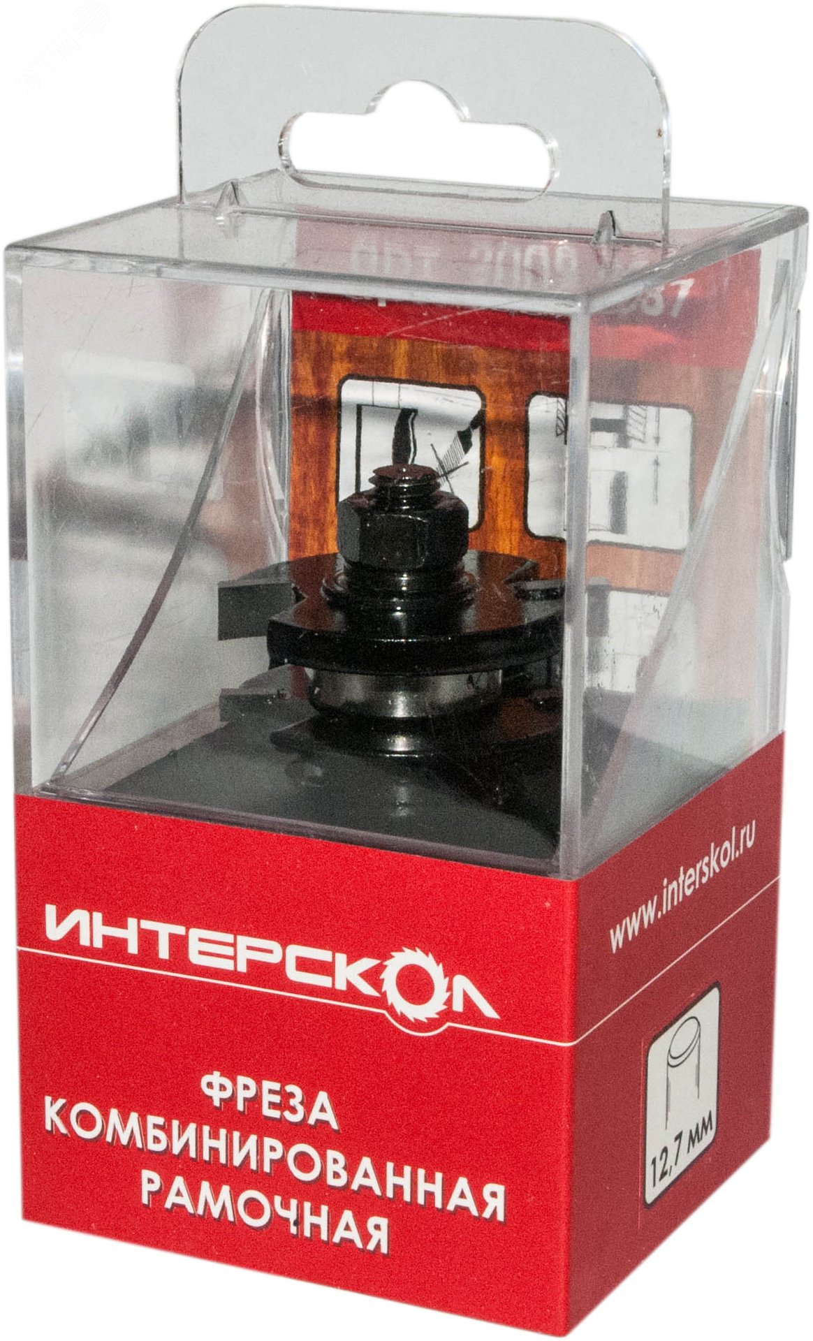 Изображение товара Фреза комбинированная рамочная Интерскол 12,7 мм для деревообработки