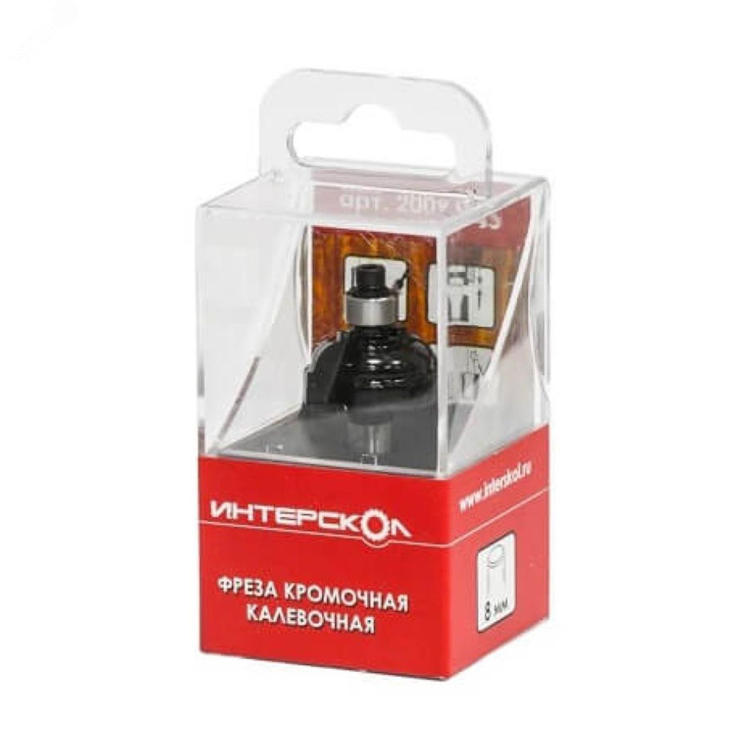 Изображение товара Фреза кромочная калевочная 31,8мм с хвостовиком 8мм Интерскол
