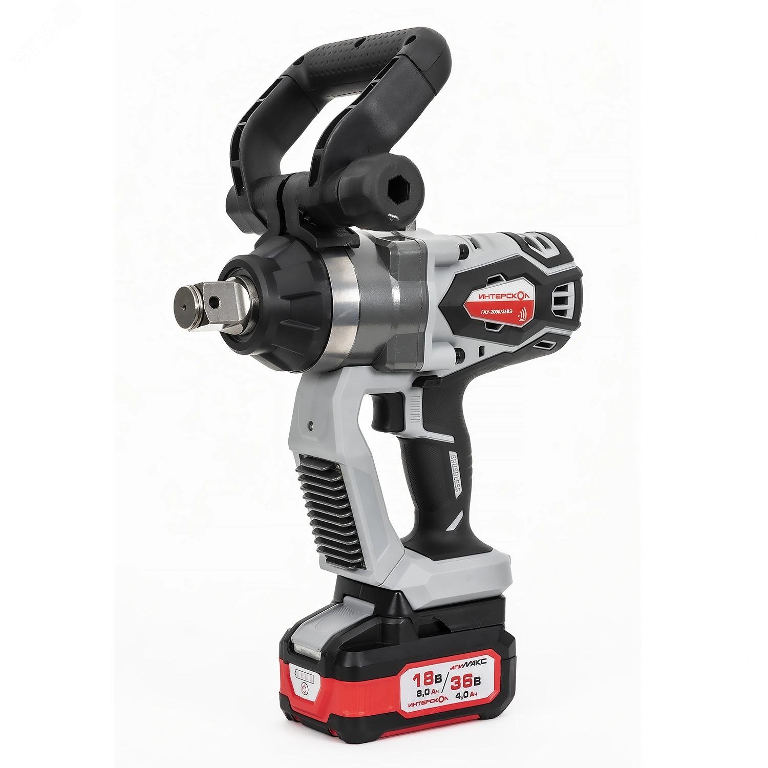 Изображение товара Гайковерт бесщеточный ударный аккуммуляторный ГАУ-2000/36ВЭ АПИ 36В, без АКБ и ЗУ, картон (шт)