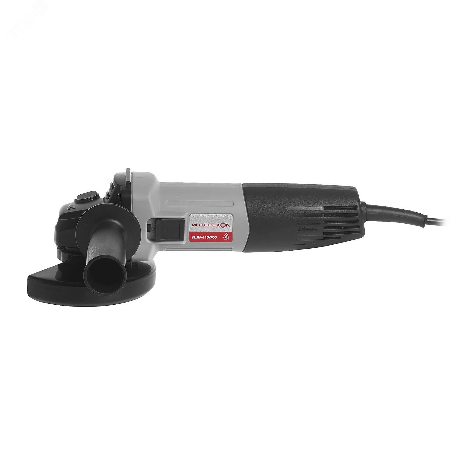 Изображение товара Угловая шлифмашина УШМ-115/700 Интерскол мощность 710 Вт диаметр диска 115 мм