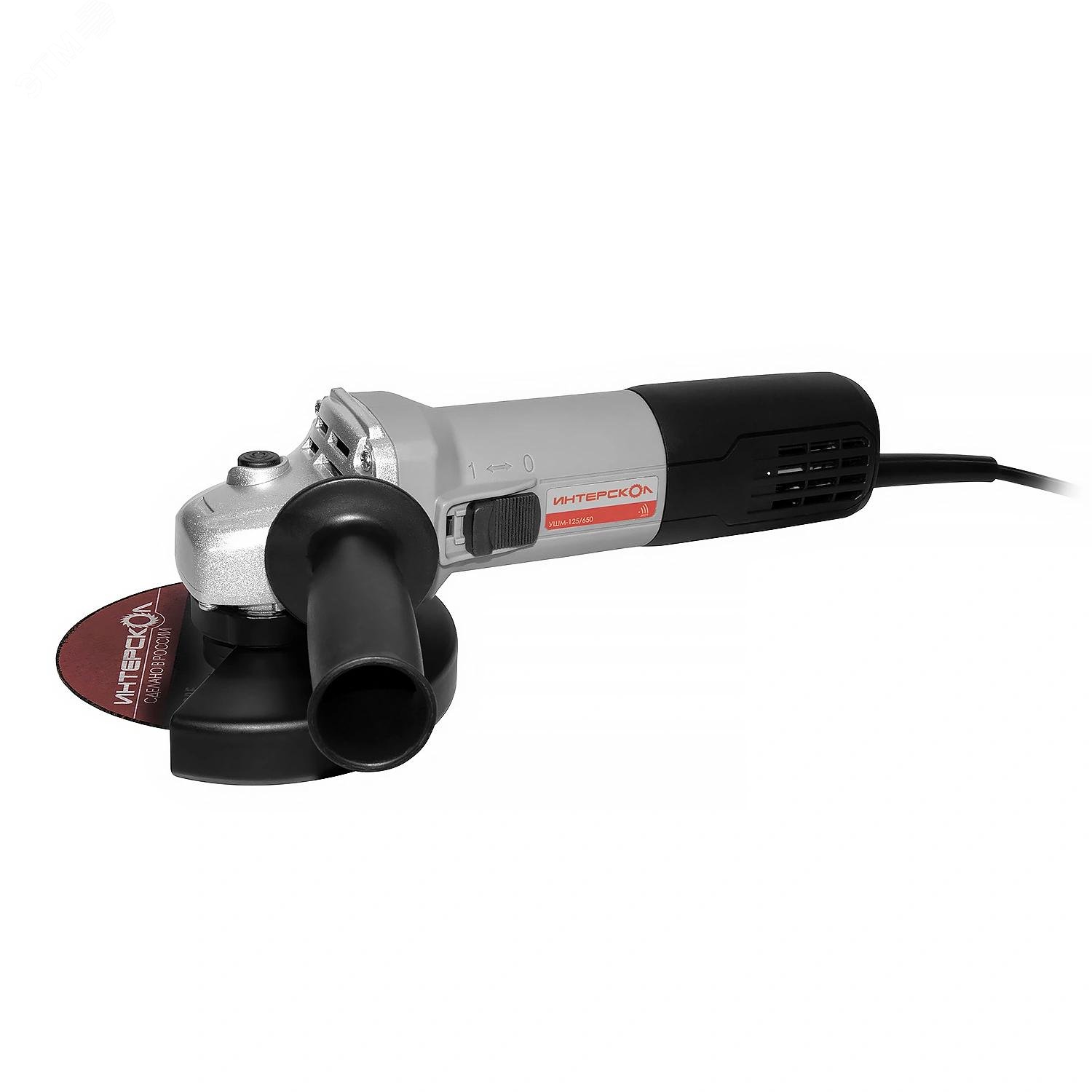 Изображение товара Угловая шлифмашина УШМ-125/650 650 Вт Интерскол профессиональный инструмент