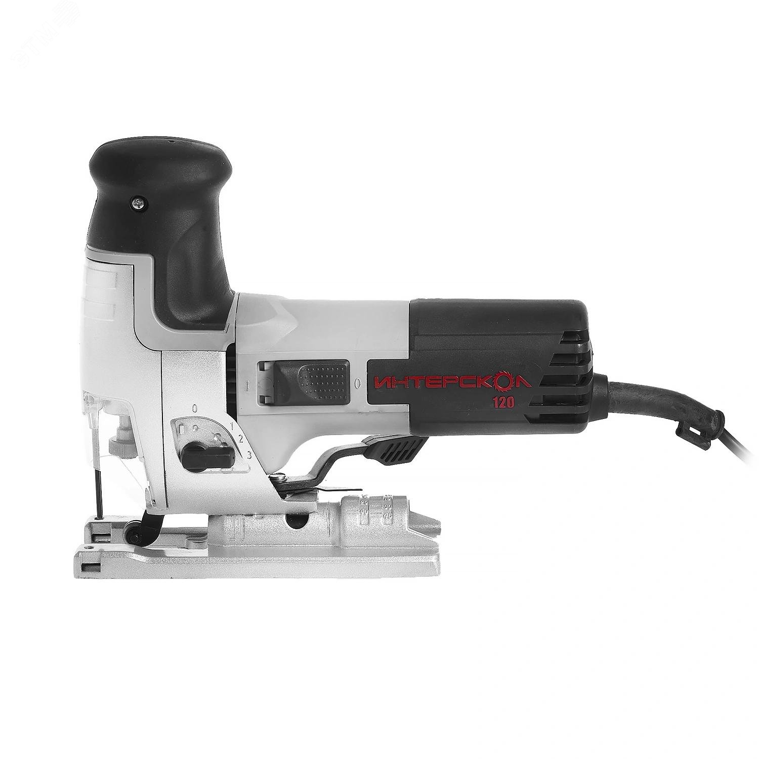 Изображение товара Профессиональный электролобзик МП-120/750Э Интерскол мощность 710 Вт для криволинейных пропилов