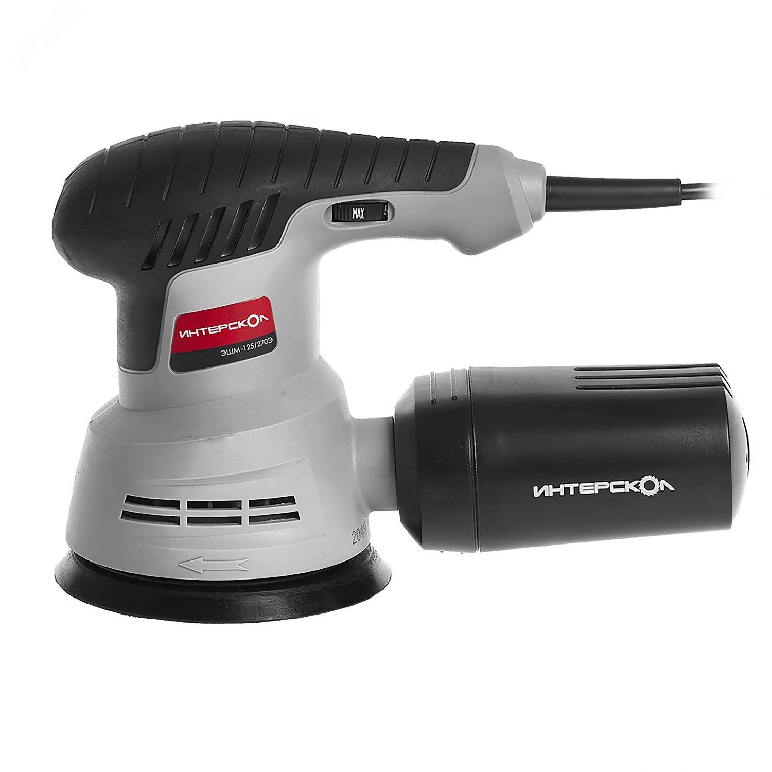 Изображение товара Машина ручная электрическая эксцентриковая ЭШМ-125/270Э Интерскол 270 Вт