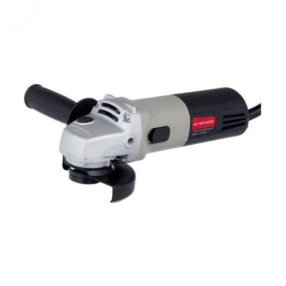 Изображение товара Угловая шлифмашина Интерскол УШМ 115/900 мощность 900 Вт дисковый диаметр 115 мм