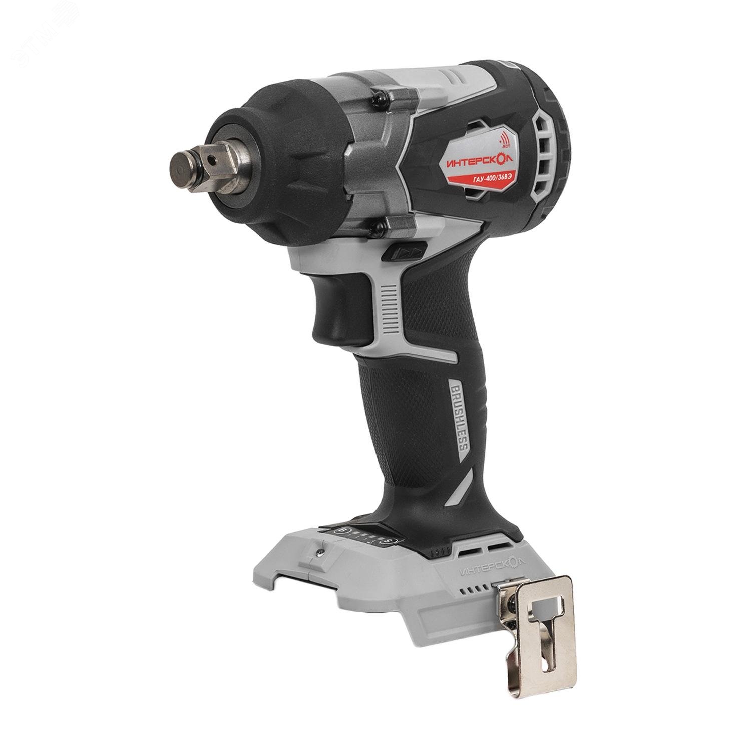 Изображение товара Бесщеточный ударный гайковерт ГАУ-400/36ВЭ АПИ 36В Интерскол без АКБ и зарядного