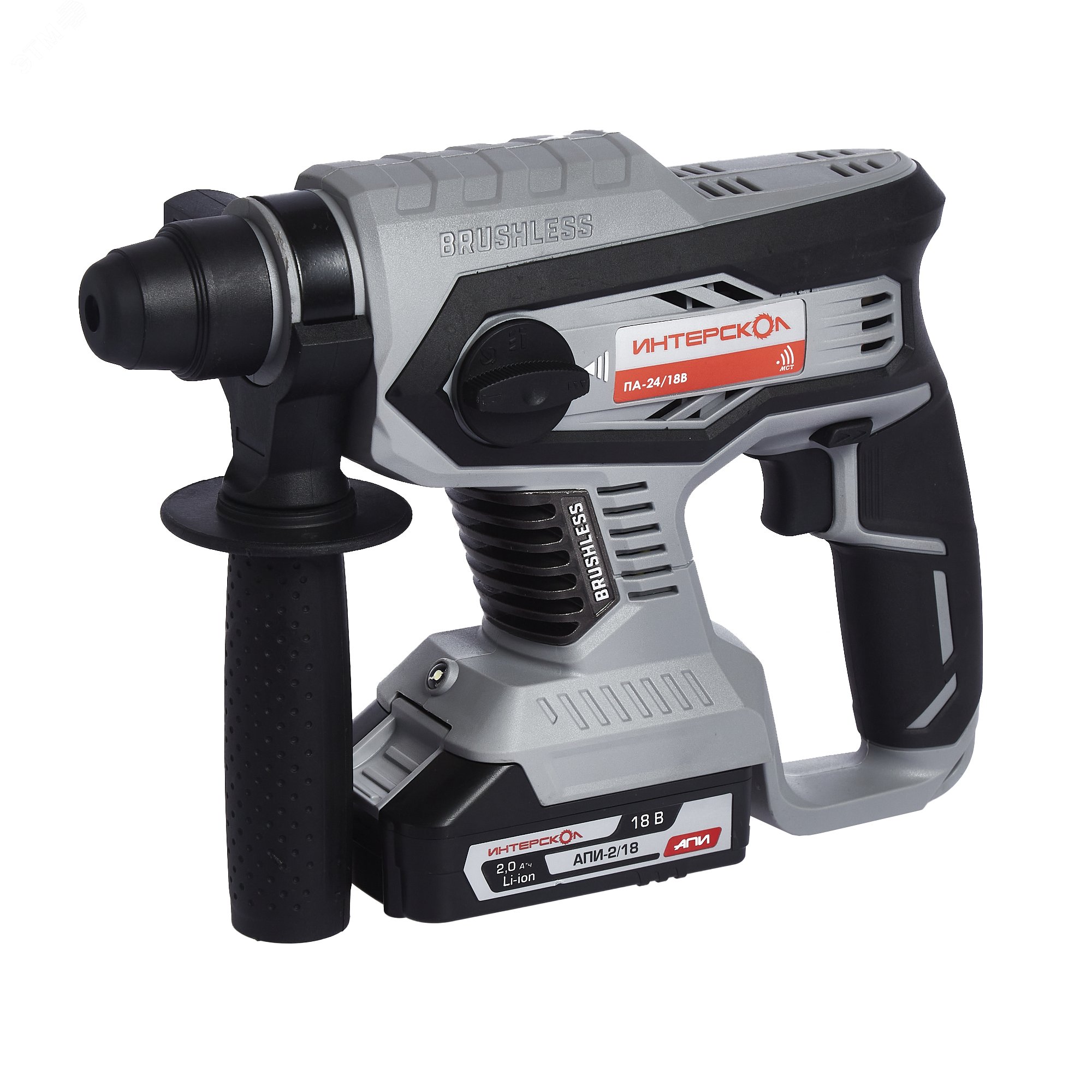 Изображение товара Аккумуляторный перфоратор ПА-24/18В Li-ion АПИ с кейсом и двумя аккумуляторами