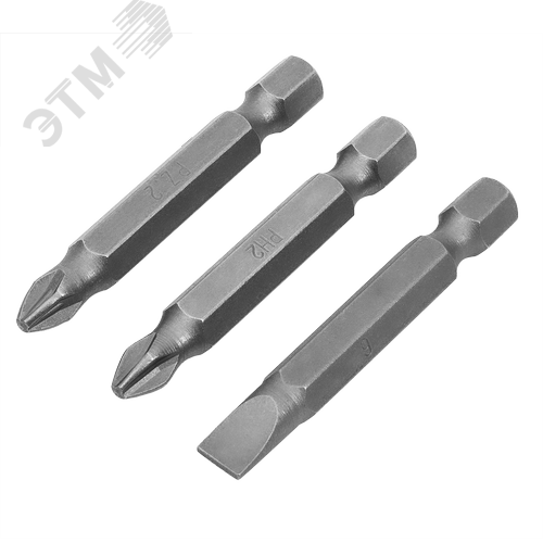 Изображение товара Набор бит PH2, PZ2, SL1,0х6 x 50 мм (шт)