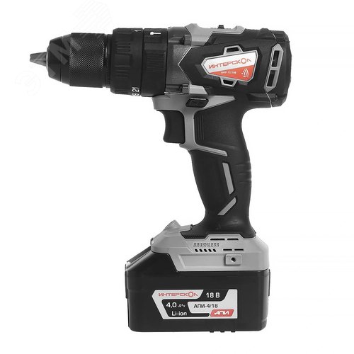 Изображение товара Шуруповерт ударный аккумуляторный бесщеточный ДАУ-13/18В 60 Li-ion АПИ (кейс, без аккум. и ЗУ), (шт)
