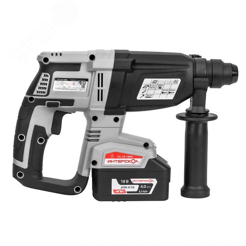 Изображение товара Перфоратор аккумуляторный бесщеточный ПА-24/18ВМ SDS plus, Li-ion АПИ (кейс, без аккум. и ЗУ) (шт)