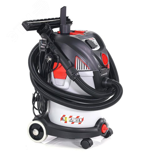 Изображение товара Строительный пылесос ПУ-30/1400Р (сух./влаж. уборка, розетка с синхр.) (шт)