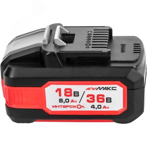 Изображение товара Аккумулятор АПИМАКС-8(4)/18(36)И аккум. блок 8,0Ач 18В/4,0Ач 36В, Li-ion с инд. (шт)