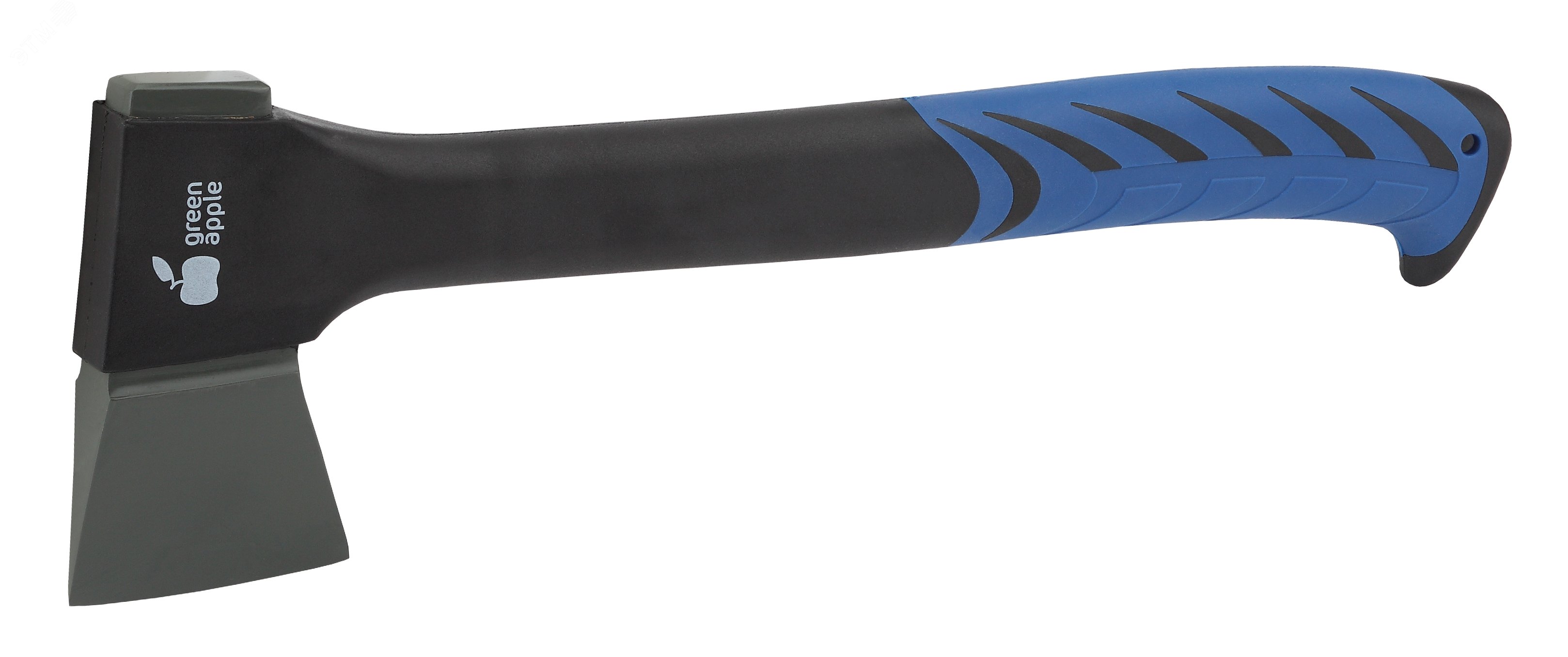 Изображение товара Походный топор GREEN APPLE 35 см с пластиковым чехлом для безопасной транспортировки