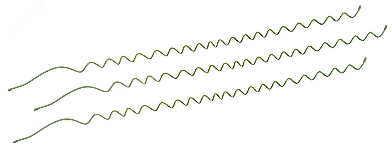 Изображение товара Поддержка спиральная 1м 3шт GSS1000 от GREEN APPLE для растений