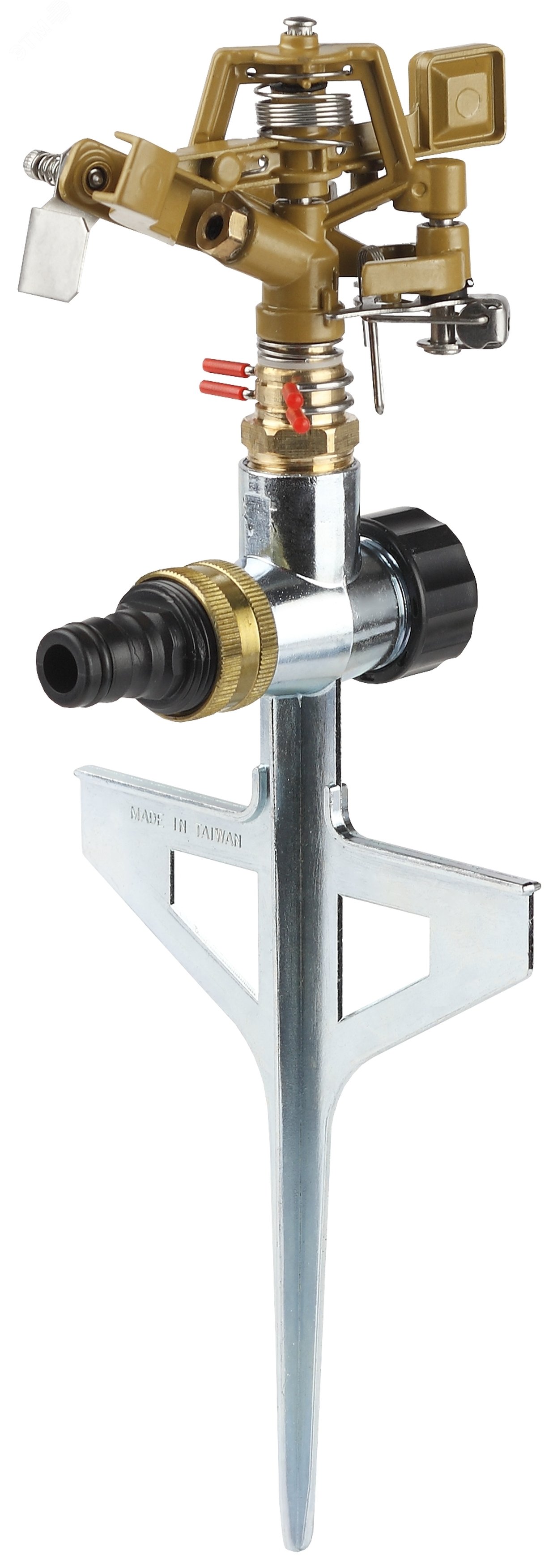 Изображение товара Разбрызгиватель 360 град, импульсный, вращающийся, металл (12/48/288) GWRS12-045 (шт)