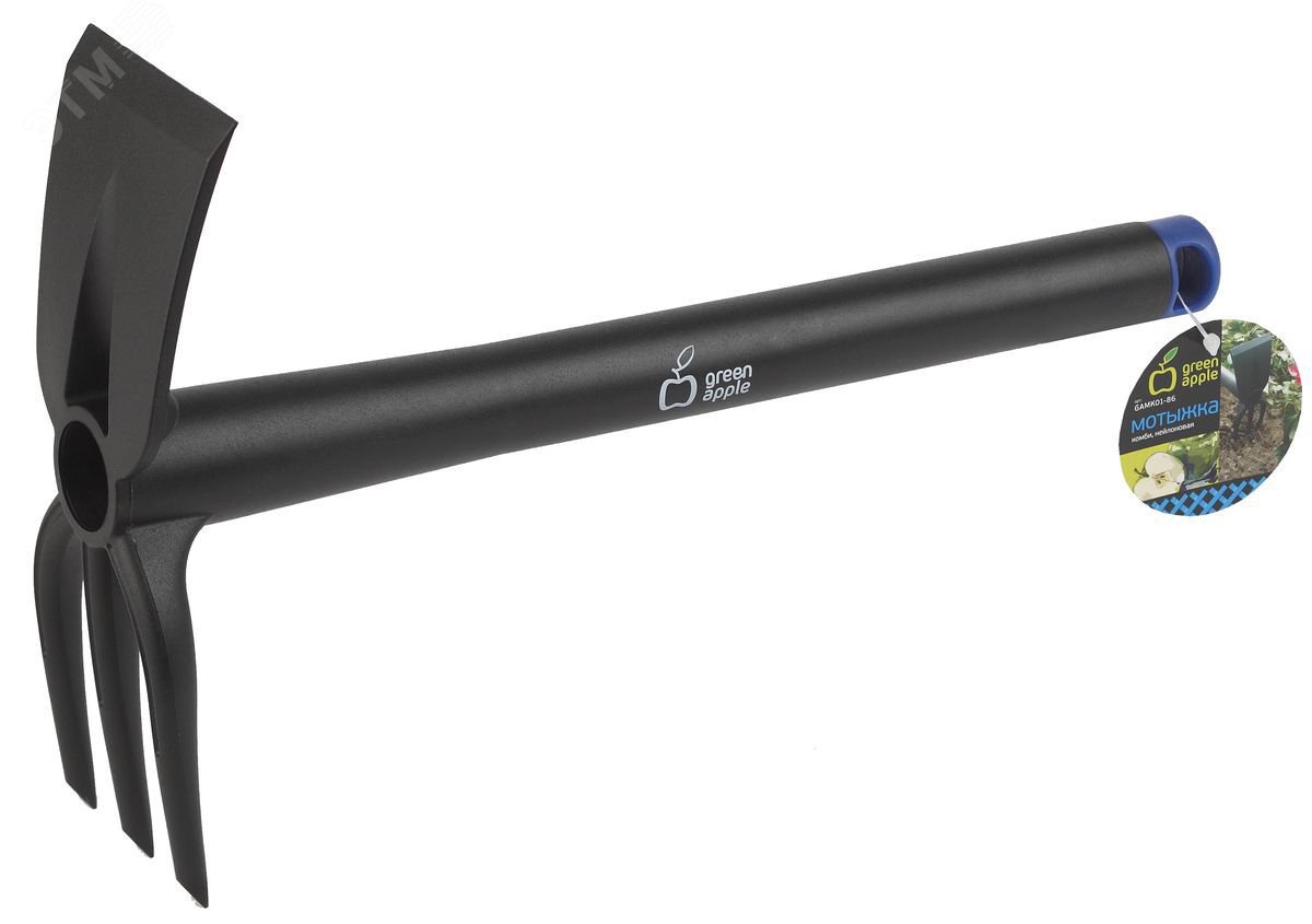 Изображение товара Мотыжка комби нейлоновая GREEN APPLE 330 мм рыхлитель для почвы