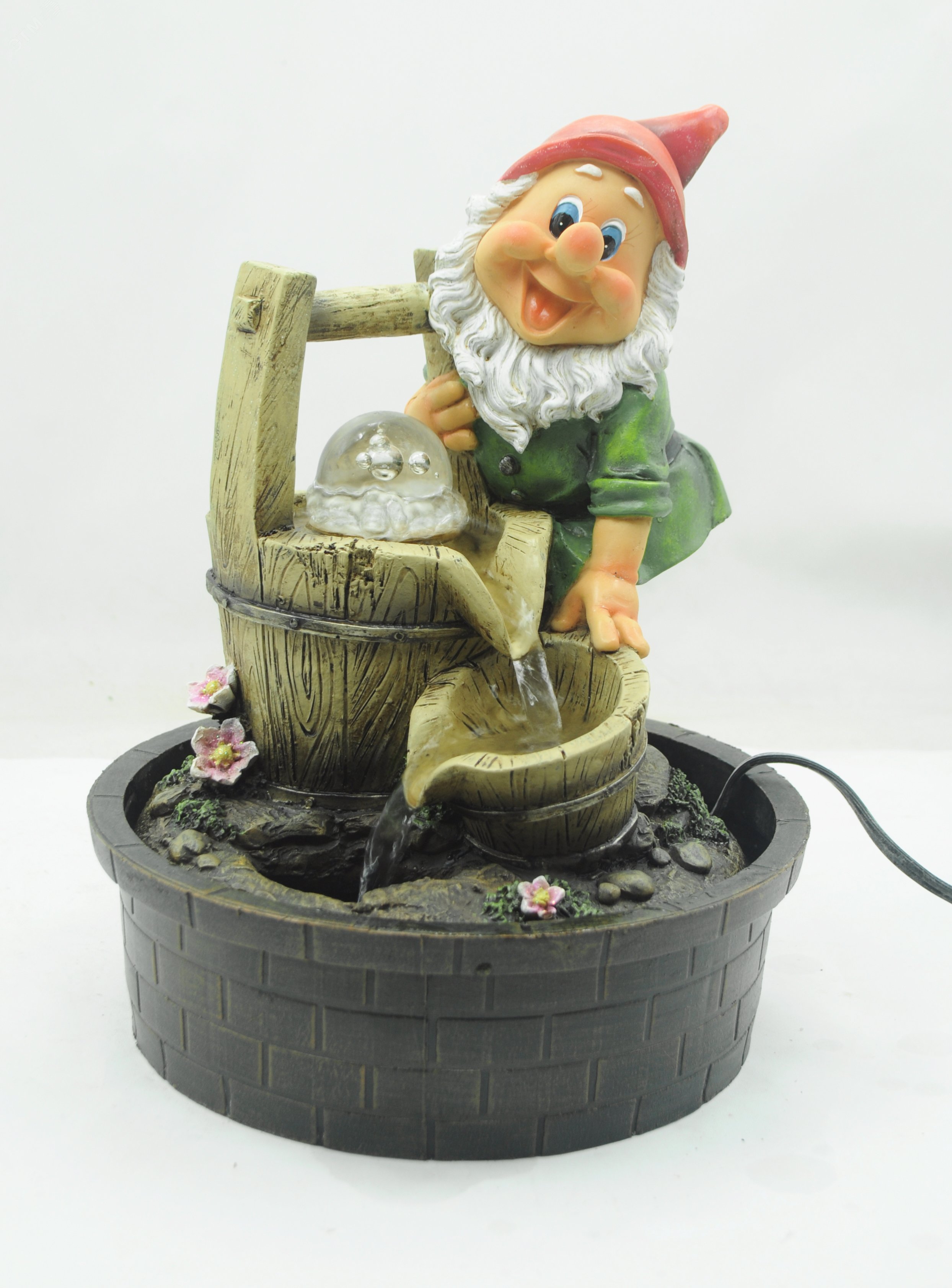 Изображение товара Фонтан настольный Гном Хозяин 31 см (4/32) GANF-02 (шт)