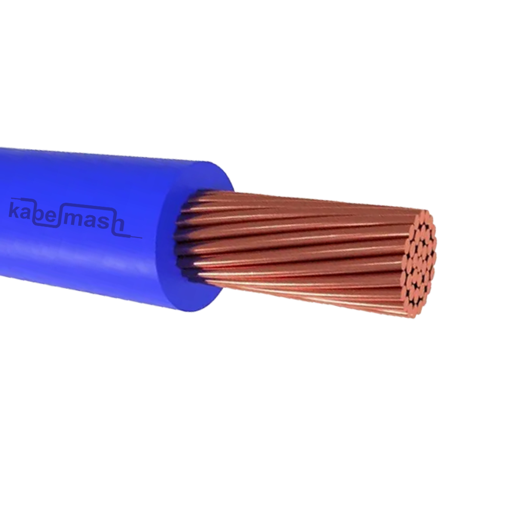 Провод силовой ПуГВ 1х25 синий ТРТС многопроволочный