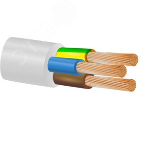 Изображение товара Провод силовой ПВС 3х1 ТРТС (м)