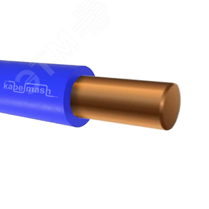 Провод силовой  ПуВнг(А)-LS 1х4 синий ТРТС 100м