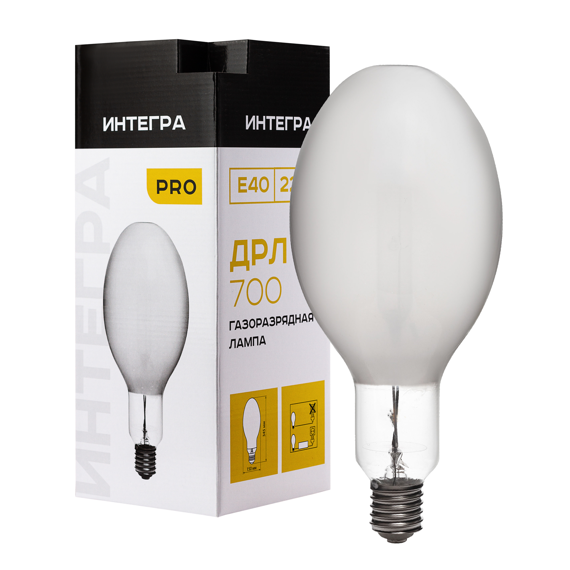 Лампа ДРЛ 700 Вт Е40 ИНТЕГРА (6) РФ