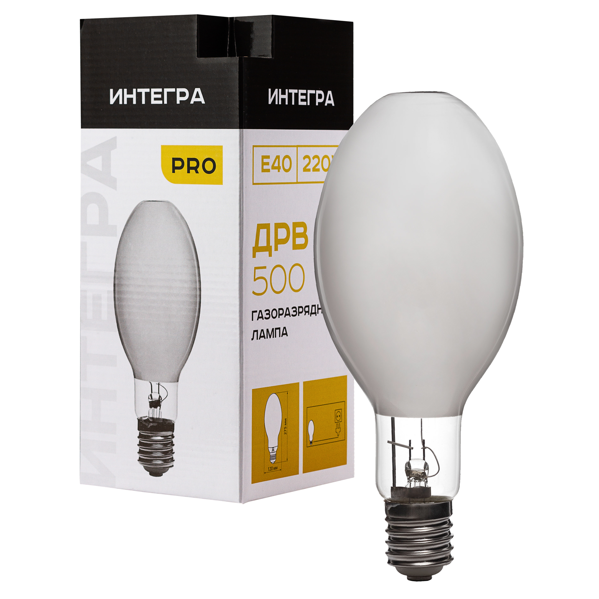 Лампа ДРВ 500 Вт Е40 ИНТЕГРА (15)  РФ