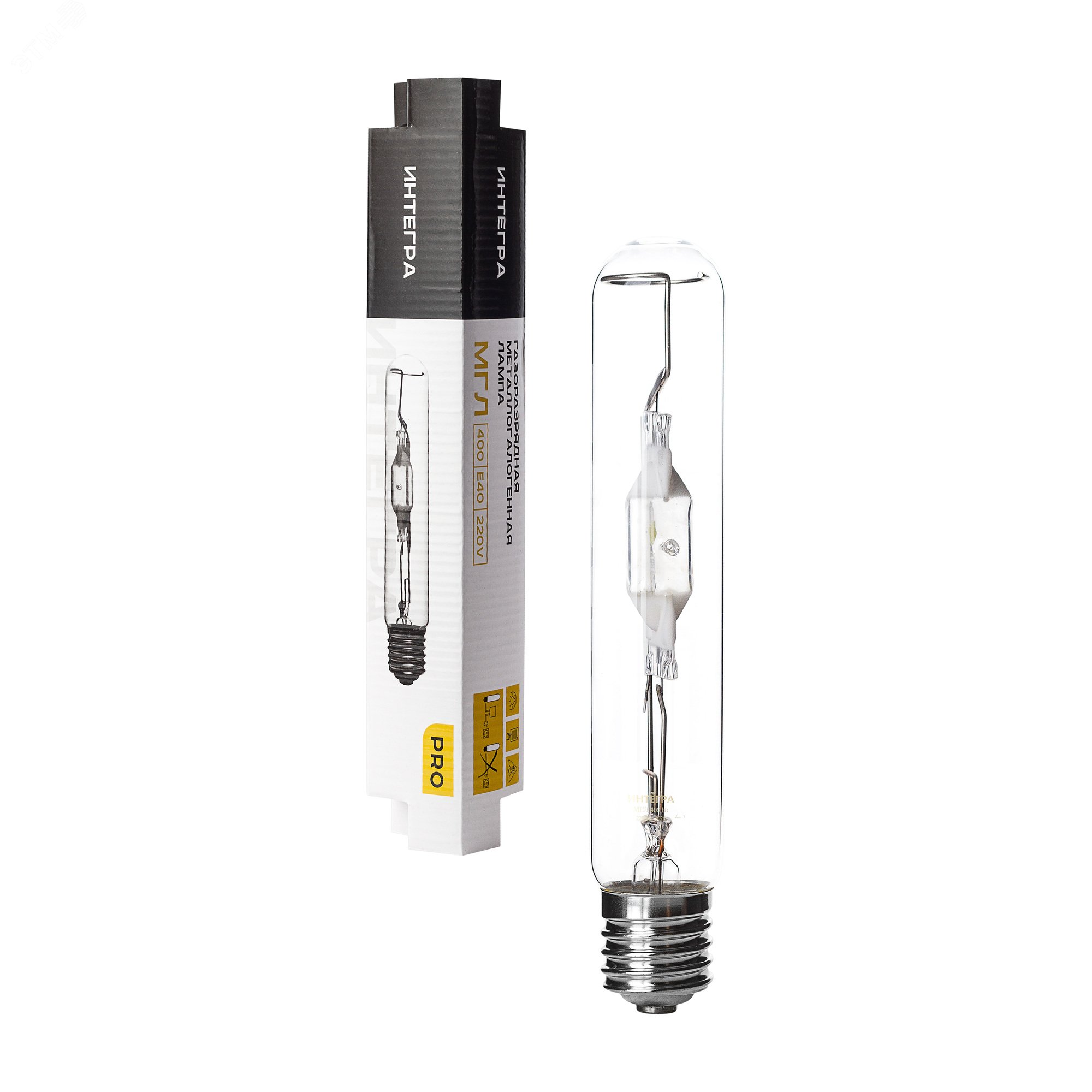 Изображение товара Металлогалогенная лампа МГЛ 400 Вт Е40 для уличного и промышленного освещения