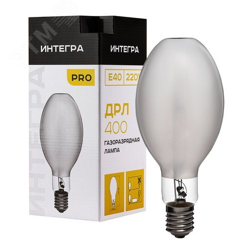 Лампа ДРЛ 400 Вт Е40 ИНТЕГРА (15) РФ - фото 1