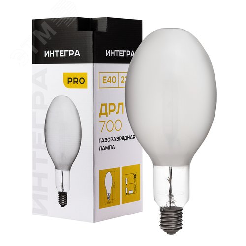 Лампа ДРЛ 700 Вт Е40 ИНТЕГРА (6) РФ - фото 1