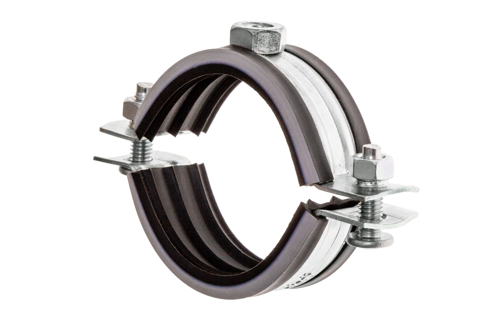 Хомут вентиляционный MAYER 560 - с резиновым профилем под шпильку