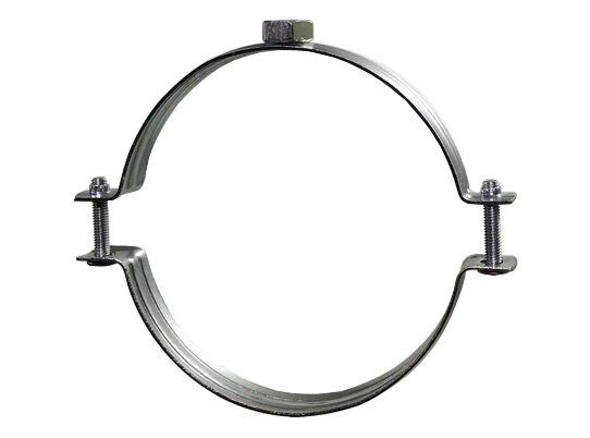 Хомут вентиляционный MAYER 250 - без резинового профиля, М8, боковой винт 6x30