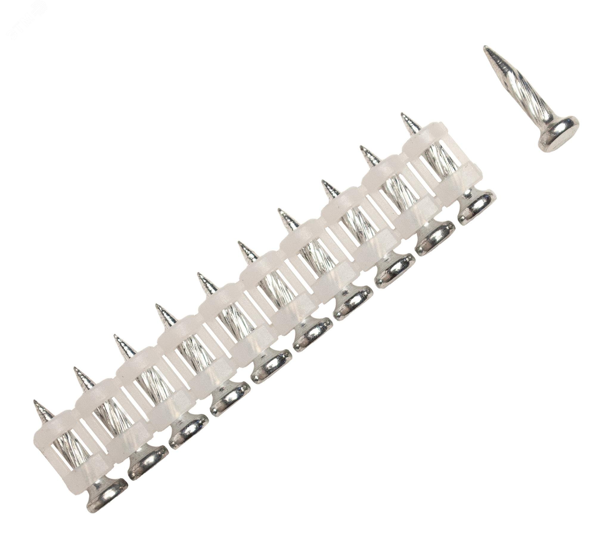 Изображение товара Гвозди винтовые Fedast CN для монтажа металла и бетона 2,7*16 мм