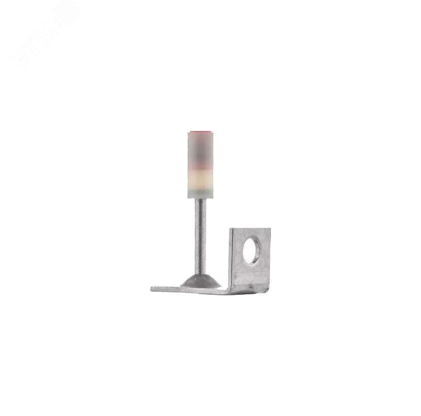 Изображение товара Гвозди монтажные пироксилиновые PA32-P2 (гвоздь-уголок с отверстием, красный, 100 шт/уп) FEDAST (упак)