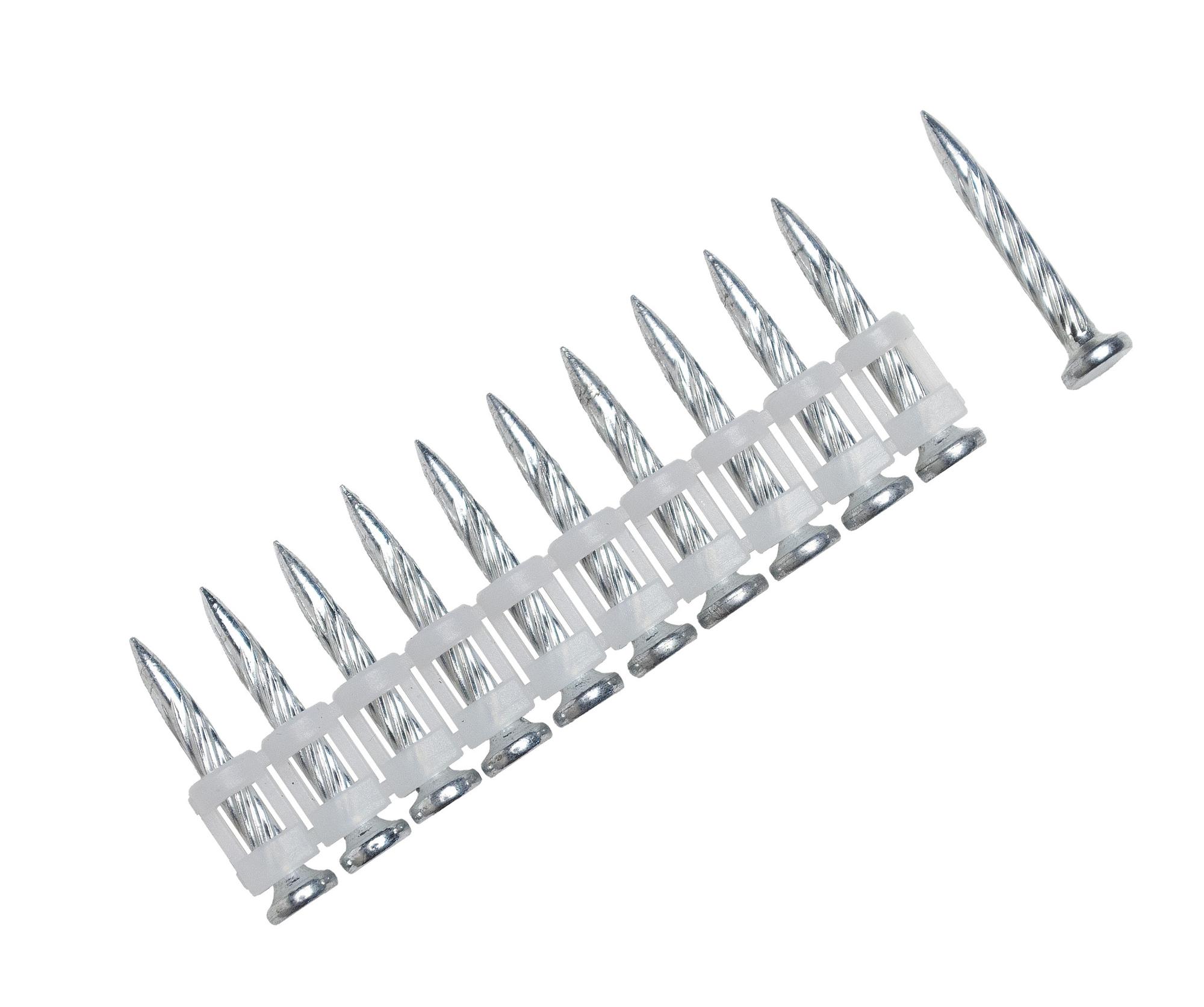 Гвозди для металла и непрочного бетона тип CN (2,7*25 мм винтовые, 1000 шт/уп) FEDAST