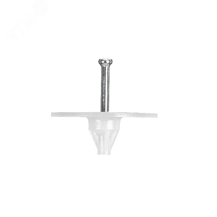 Изображение товара Тарельчатый дюбель гриб с гвоздем для монтажных пистолетов IN20 (250 шт/уп) (упак)