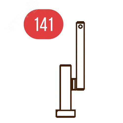 Ствол с магнитной насадкой, тип ''M'' для Hybest GSR40A, запчасть №55.M - фото 3