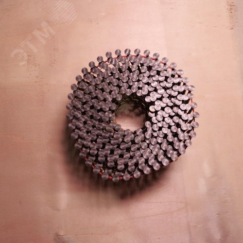 Барабанные гвозди по дереву тип CNW 25/50 BKRi (кольц. накат., 9000шт/уп) - фото 2