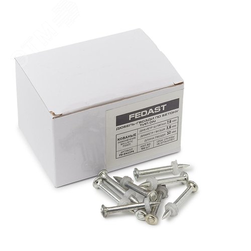 Одиночные дюбель гвозди по бетону тип DN 32 мм (100 шт./уп) - фото 5