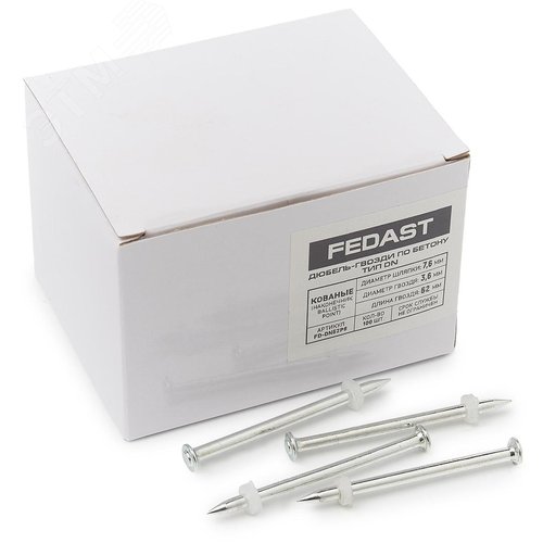 Одиночные дюбель гвозди по бетону тип DN 62 мм (100 шт./уп) - фото 5