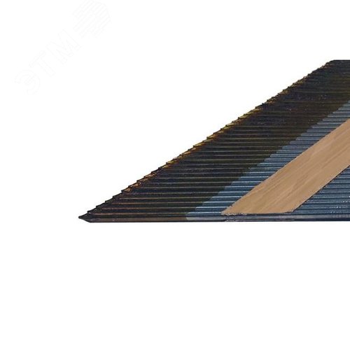 Реечные гвозди по дереву тип D34 (2,8х50 RIMg с кольц. накат. гальван-е 3000 шт/уп) - фото 2