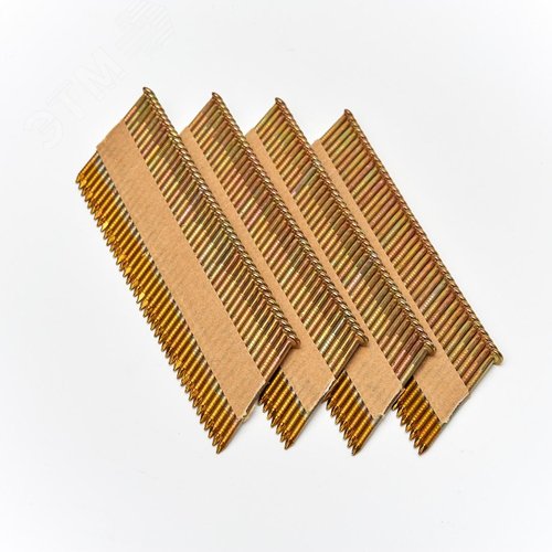 Реечные гвозди по дереву тип D34 (2,87х50, RIEG гальв. кольц. накат., 3000 шт/уп) - фото 2