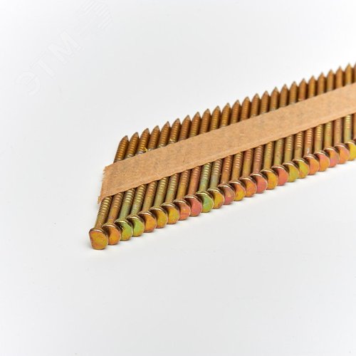 Реечные гвозди по дереву тип D34 (3х100, RIEG гальв. кольц. накат., 2000 шт/уп) FEDAST - фото 4