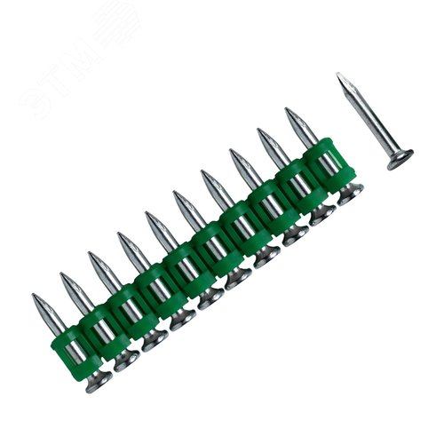 Гвозди 3.0x19 мм усиленные для монтажного пистолета (1000 шт/уп) без газового баллона - фото 3