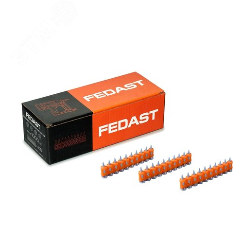 Гвозди 3.0*19 мм для монтажного пистолета с кованым наконечником FEDAST - фото 1