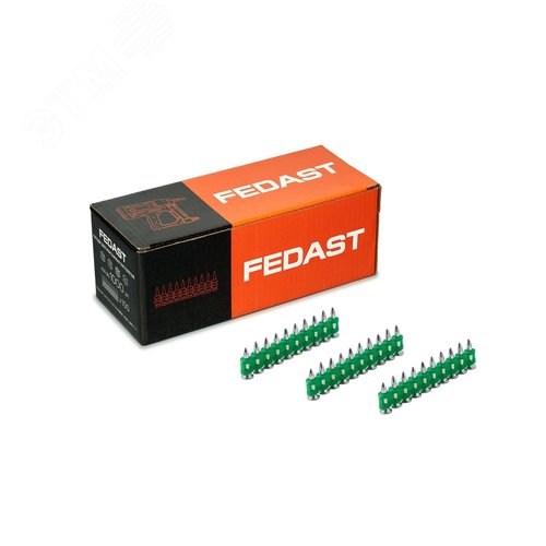 Изображение товара Гвозди 3.0x25 мм усиленные для монтажного пистолета (1000 шт/уп) без газового баллона (упак)