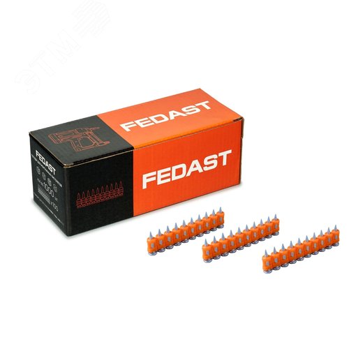 Гвозди 3.0*25 мм для монтажного пистолета с кованым наконечником FEDAST - фото 1